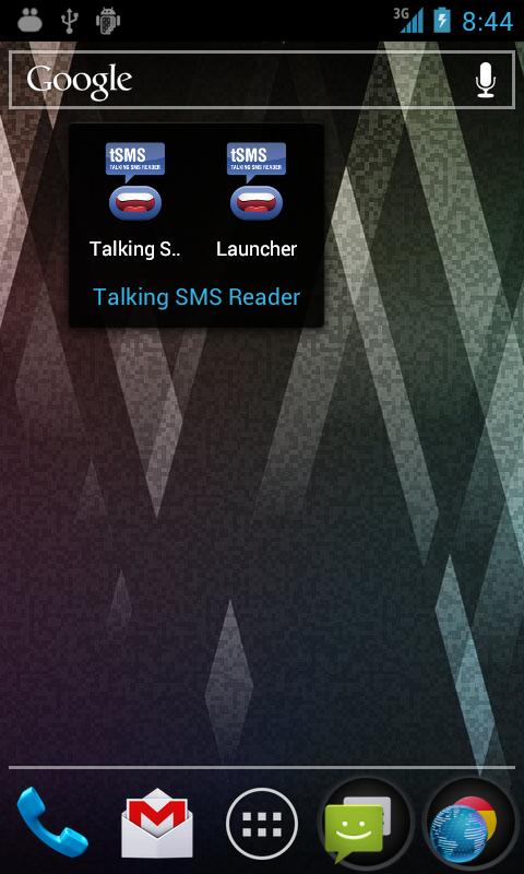 Android application Talking SMS Reader screenshort