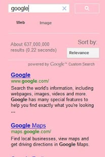 Google Pink Search