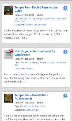 Temple Run FREE Fan App Android app Screenshot 2