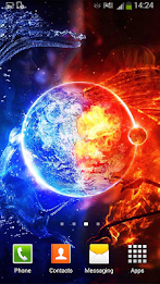 Fire and Ice Live Wallpaper poster 14