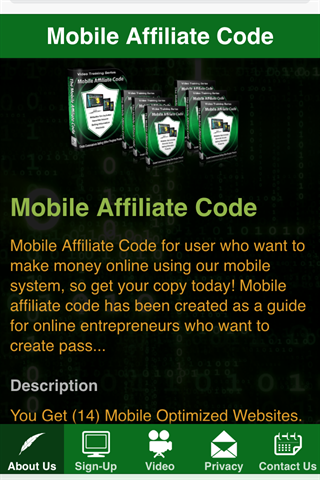 Mobile Affiliate Code