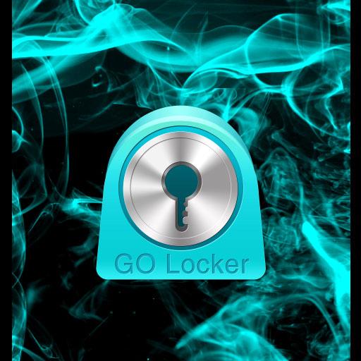 GO Locker Theme Blue Smoke Buy 個人化 App LOGO-APP開箱王