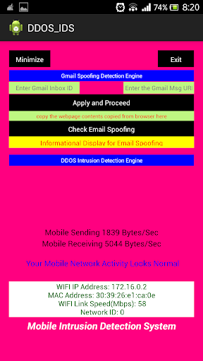 DDOS Email Spoofing Detection