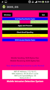  DDOS, Email Spoofing Detection – Vignette de la capture d'écran  