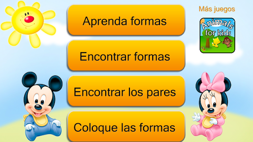 Learn shapes for kids Spanish