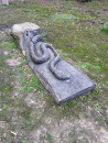 Wooden Snake Sculpture