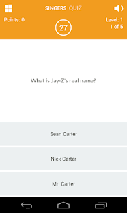 Singers Quiz Game screenshot