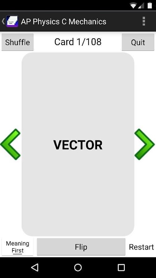 Android application Flashcard Maker (Ad free) screenshort