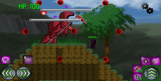 Dark Assassin Side scrolling