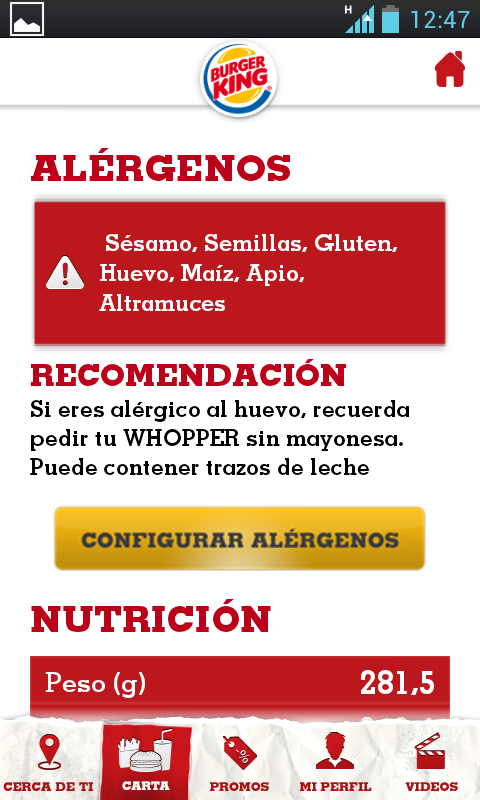 BURGER KINGÂ® EspaÃ±a - screenshot