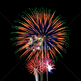 July Fourth Fireworks-2 by Dub Scroggin - Public Holidays July 4th