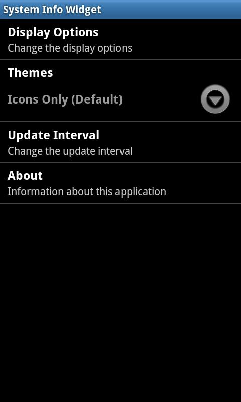 System Info Widget Screen 3