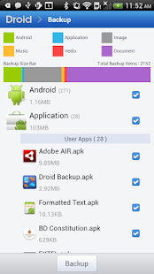 Lastest Droid Backup & Share APK