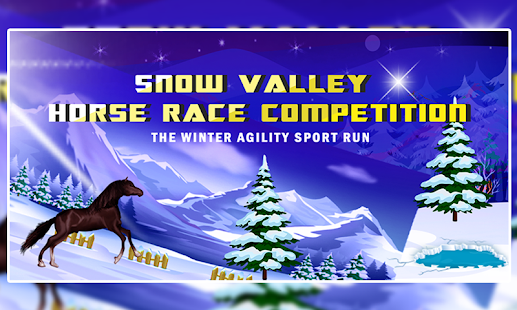 Free Snow Valley Horse Race + APK
