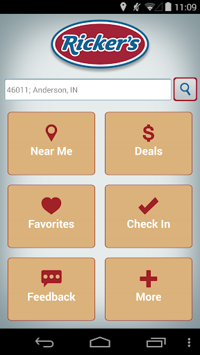 Ricker's Deals App