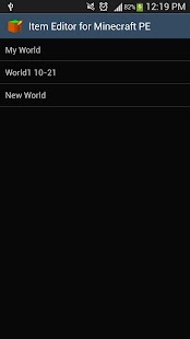 Items Editor for Minecraft PE