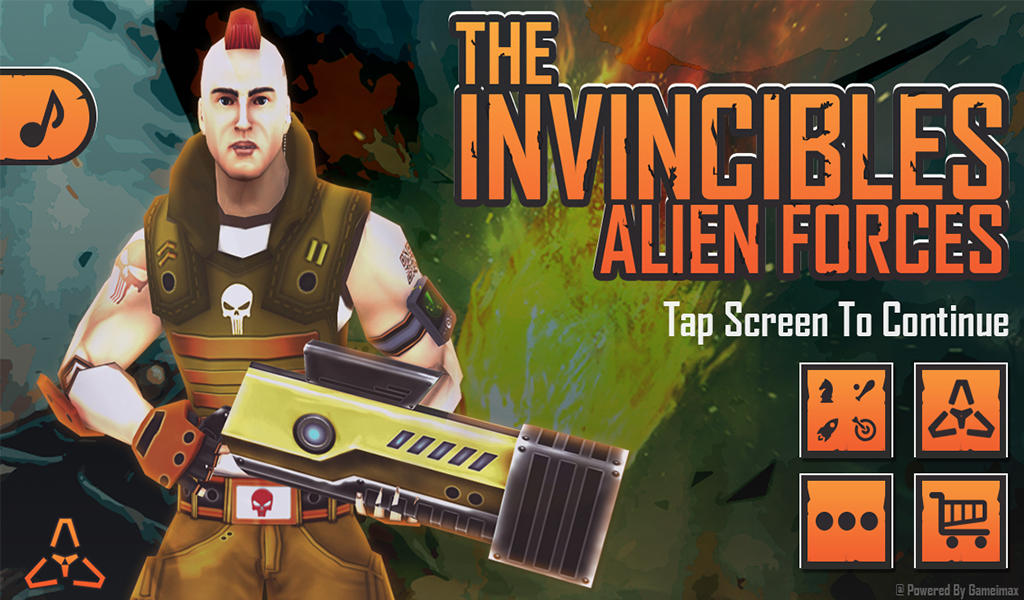 Android application The Invincibles Alien Forces screenshort