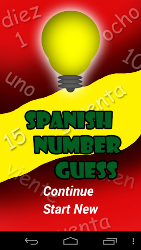 Spanish Number Guess