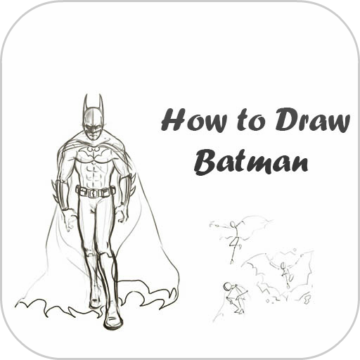 【免費生活App】How to Draw Batman-APP點子