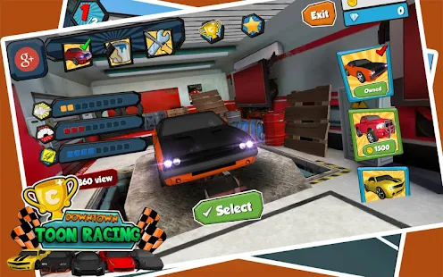Downtown Toon Racing - screenshot thumbnail
