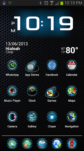 HD Icons: Dark Edges - Blue