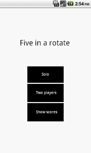 Five in a rotate