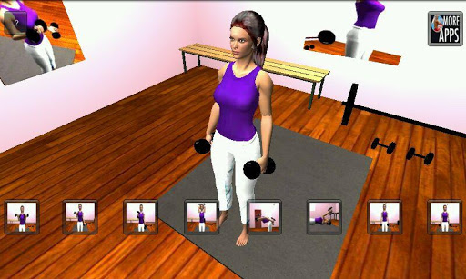 【免費健康App】Arm 3D Workout Sets for Girls-APP點子