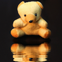 Teddy Bear Reflecting In Water
