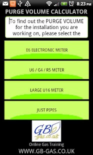 Free GB Gas Purging Calculator APK