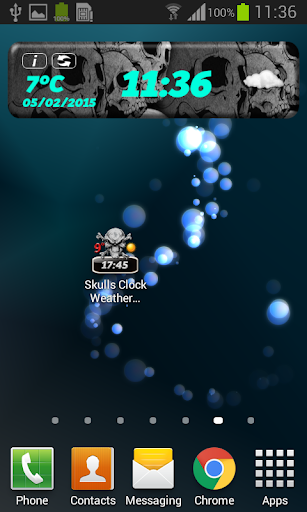 免費下載天氣APP|Skulls Clock Weather Widget app開箱文|APP開箱王