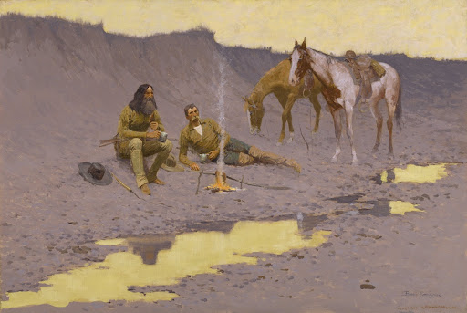 The Flight by Federic Remington The Flight by Federic Remington