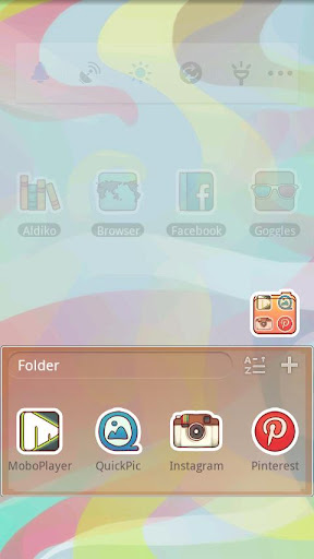 【免費個人化App】Chromatic - GO Launcher Theme-APP點子