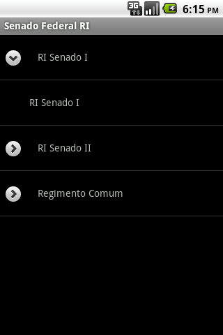 Regimento Senado Federal Screen 3