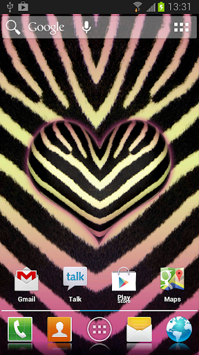 Pink Zebra Live Wallpaper
