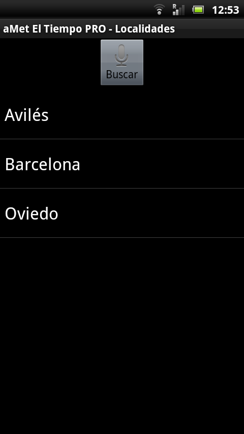 aMet El Tiempo PRO Screen 3