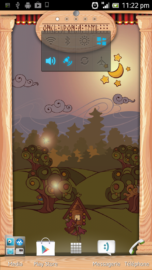 Android application Paper Fairy Tale Wallpaper PRO screenshort