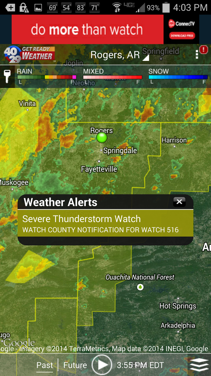 40/29 Weather - NW Arkansas Screen 3
