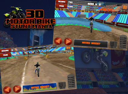   3D Motor Bike Stunt Mania- screenshot thumbnail   