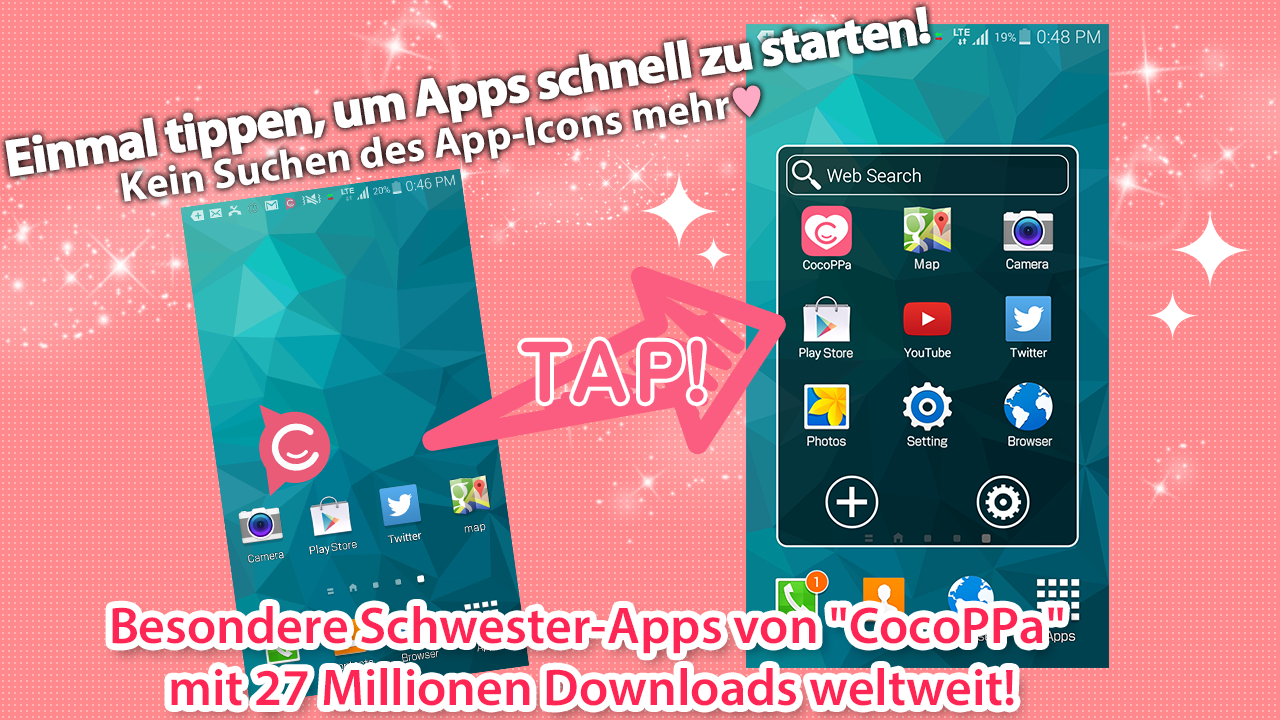 Android application Quick App Launch★CocoPPa Pot screenshort
