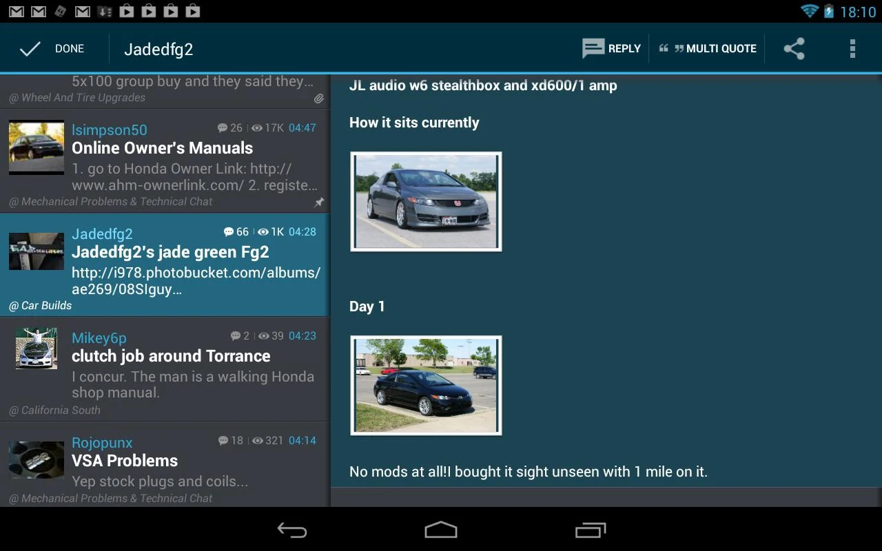 Tapatalk HD - Community Reader - screenshot