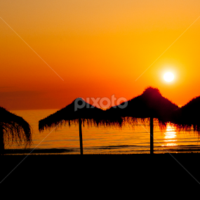Spanish Beach by RaeLynn Petrovich - Landscapes Beaches