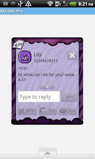 How to download GO SMS THEME/DiamondPrplZebra patch 1.1 apk for pc