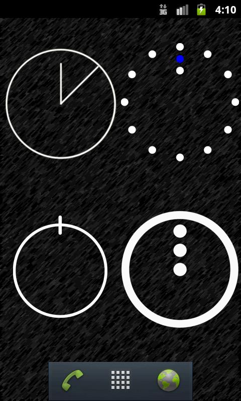 Cool analog clocks white Screen 1