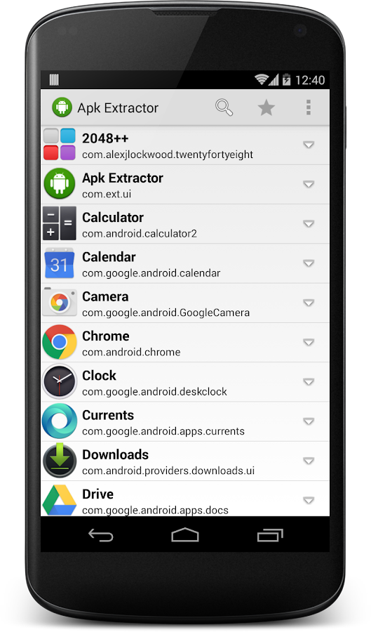 APK Extractor - screenshot
