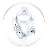 Wedding and engagement rings Application icon