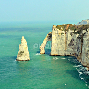 A Cold day in Etretat, France by Sajal Gupta - Landscapes Beaches