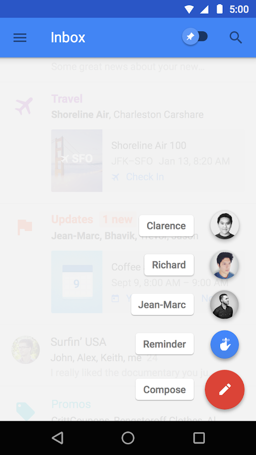 Inbox by Gmail - screenshot