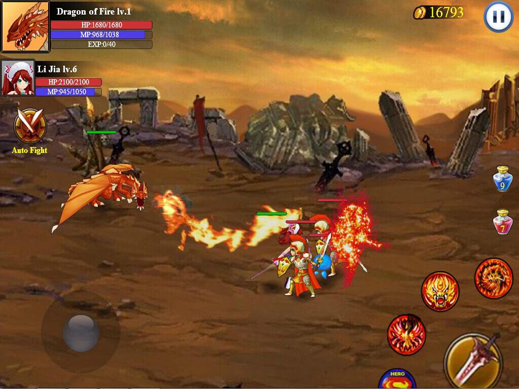Heroes Of War:Sword Legend - screenshot