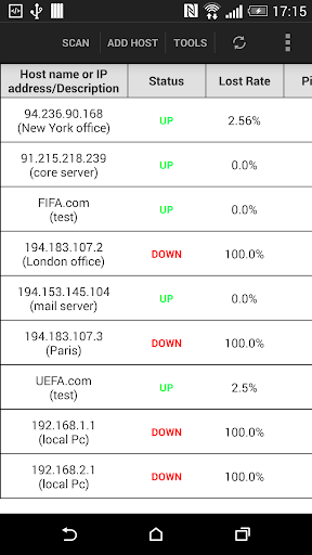 Ping Host Monitor