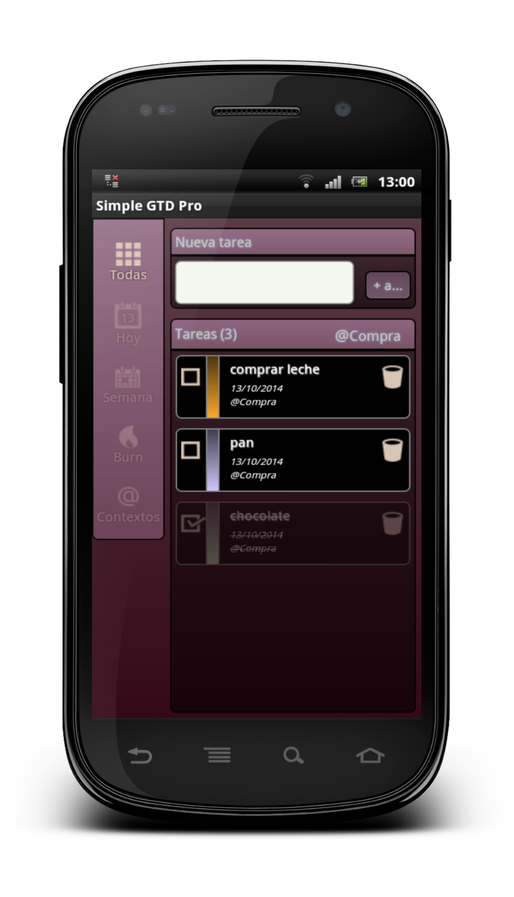 Simple GTD Screen 3
